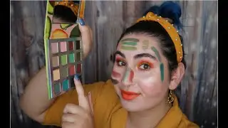 swatching bh cosmetics avocado palette ON MY FACE lol