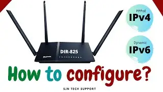 Wi-fi Router Configure Dlink DIR-825 with IPv6
