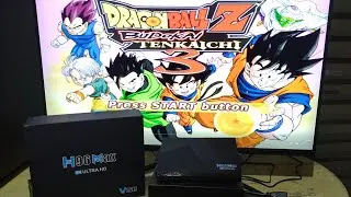 TV BOX H96 MAX V58 (ROCKCHIP RK3588) RODANDO DRAGON BALL Z: BUDOKAI TENKAICHI (PS2)