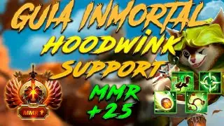 JUEGA HOODWINK COMO UN INMORTAL🔥GUÍA INMORTAL SUPPORT🤯DOTA2 #dota2  #hoodwink  #dota2tips