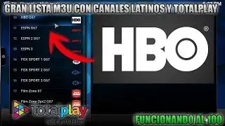 GRAN lista lista M3U con canales LATINOS y TOTALPLAY Funcionando al 100% Kodi
