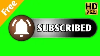 YouTube Subscribe Button Green Screen ।। No Copyright #habibur_rahman