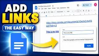 How To Add A Hyperlink In Google Docs