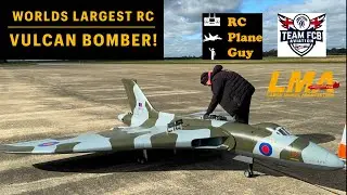 WORLD’s LARGEST Flying RC VULCAN Bomber! 16ft Span! Steve Kilbon - Team FCB Aviation Day - Elvington