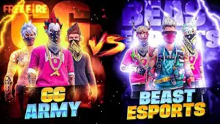 GG ARMY 🔥 VS BEAST ESPORTS 🥵 Intense ❗ Smg Match 🤯 - Garena Free Fire