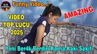 FUNNY VIDEO!! YENI'S FEET SORE SO MUCH THAT IT'S FORCED TO STAND AT 4K