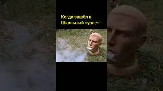 Когда зашёл в Школьный туалет 