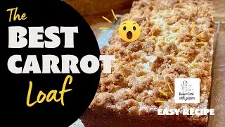 No bananas! No zucchini! It's Carrots 🥕 👀 Delicious recipe for a Carrot Loaf with streusel!