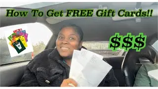 HOW TO GET FREE GIFT CARDS!!