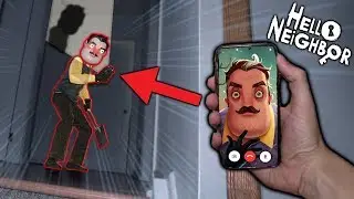 *SCARY* CALLING HELLO NEIGHBOR ON FACETIME AT 3 AM AND HE ACTUALLY ANSWERED!!