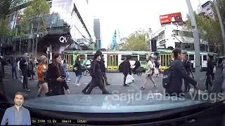 Idiot drivers caught on dashcam queen Victoria market