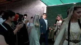 Красивый танец молодых. Свадьба в Дагестане Свадьба в Дагестане 2021