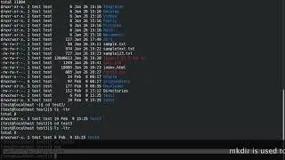 Linux Directory Commands