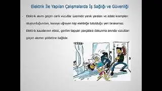 23 Elektrikle Çalışmalarda İş Sağlığı ve Güvenliği