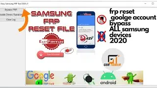 [FREE] Samsung FRP TOOL 2020 ALL Samsung FRP bypass 100% working(Easy Samsung FRP Tools) Free link!