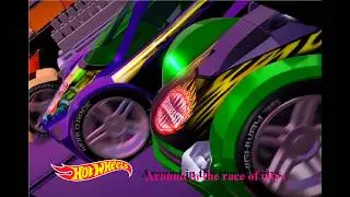 Hot wheels around in the race of citys