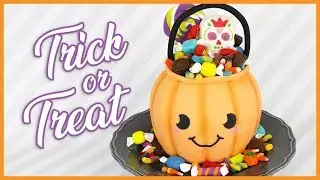 Halloween Candy Bucket Cake | Renee Conner