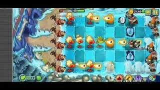 Game Play Plants Vs Zombies2 Frostbite Caves Day 21
