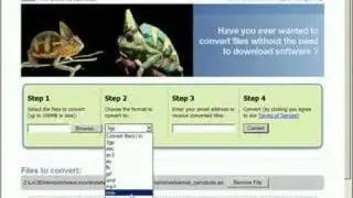 Zamzar - convert your files