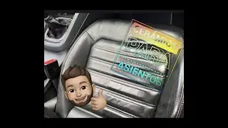 como restaurar asientos de piel//como hidratar asientos de piel//ceramico para asientos de piel