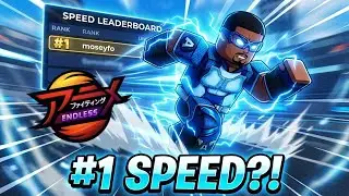 I Reached #1 Speed on the Leaderboard as A-TRAIN | Anime Fighting Simulator Endless