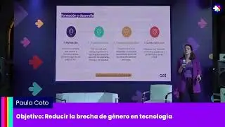 Paula Coto Objetivo: reducir la brecha de género en tecnología Feria del libro 2023