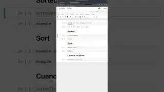 Sort vs Sorted en Python 3 