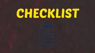 What Does CHECKLIST Means || Meanings And Definitions With Example in ENGLISH