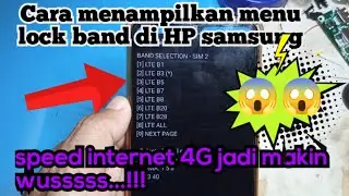 cara menampilkan menu lock band di hp samsung