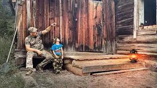 ПРОДОЛЖАЕМ ВОССТАНАВЛИВАТЬ ДЕДОВСКИЙ ДОМ. 5-ТИ ЛЕТНИЙ ПРАВНУК ТОЖЕ В ДЕЛЕ
