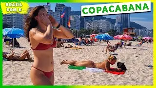 🇧🇷☀ COPACABANA Beach in Rio de Janeiro, Brazil | July 2022