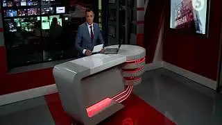 Фрагмент инфоблока, реклама, часы и начало программы 