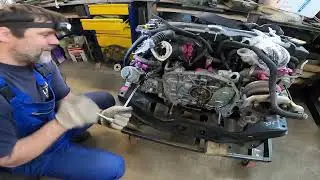 Свап Subaru Impreza GH EL154 в EJ20X за ДВА дня. Полная видео инструкция.
