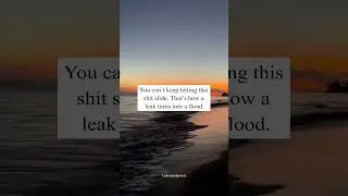 You Can’t Keep Letting This Shit Slide ! 