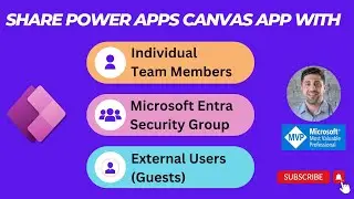 How to Share Power Apps Canvas App with Internal & External Users