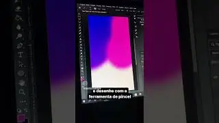 Como criar gradiente no photoshop ⚡️#emilysouza #photoshop #tutorial #gradiente #abstrato