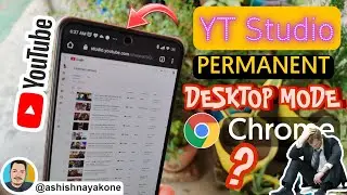 How to use YT studio desktop mode permanent on Google Chrome