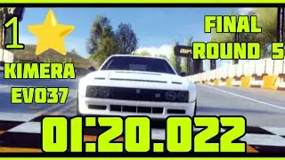 OC 1⭐ - 01:20.022 | KIMERA EVO37 -  Grand Prix Final Round 5 [ Tunnel Jam ] - Asphalt Legends