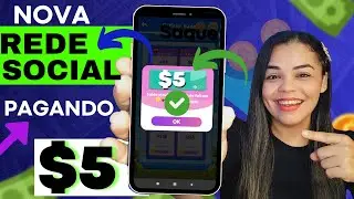 GANHE $5 HOJE! NOVA REDE SOCIAL PAGANDO - RENDA EXTRA ONLINE