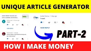 UNIQUE ARTICLE GENERATOR FREE ARTICLE GENERATOR MAKE MONEY  ONLINE