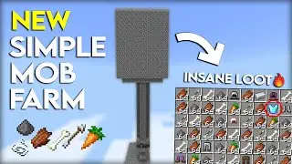 NEW SIMPLE 1.18 MOB FARM TUTORIAL in Minecraft Bedrock (MCPE/Xbox/PS4/Nintendo Switch/Windows10)