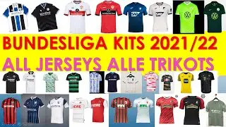 BUNDESLIGA KITS 21/22 ALLE TRIKOTS ALL TEAMS JERSEYS