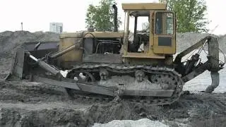 Soviet dozer/ripper tractor ChTZ T-170 Бульдозер-рыхлитель на тракторе Т-170 ЧТЗ