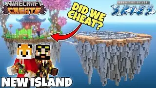 Cheesing in a Sky Island - FTB Skies - Minecraft Create Mod
