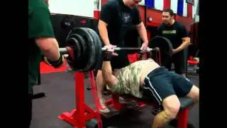 Scott Prosek Bench Press w/ Bands @ BAG 01-16-11