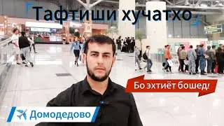 Аэропорт Домодедово / Проверка документов / Бо эҳтиёт бошед бародаро!