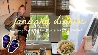 a new year's reset vlog: putting christmas away, tidying the house, and planning resolutions