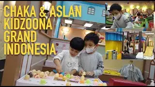 CHAKA & ASLAN BERMAIN DI KIDZOONA GRAND INDONESIA