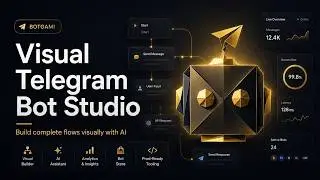 Build Telegram Bots Visually in Minutes (No-Code + AI) | Botgami