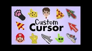 How  to get your own super awesome custom cursor| Get one TODAY!| Its easy and free!